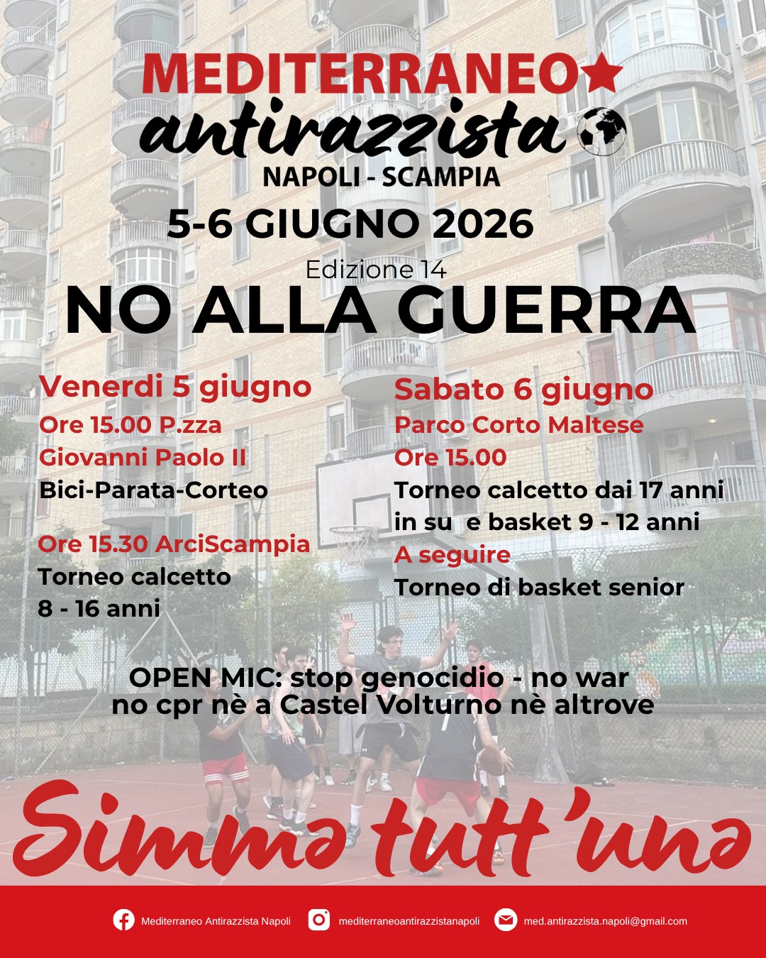 Al via il Mediterraneo antirazzista a Napoli.