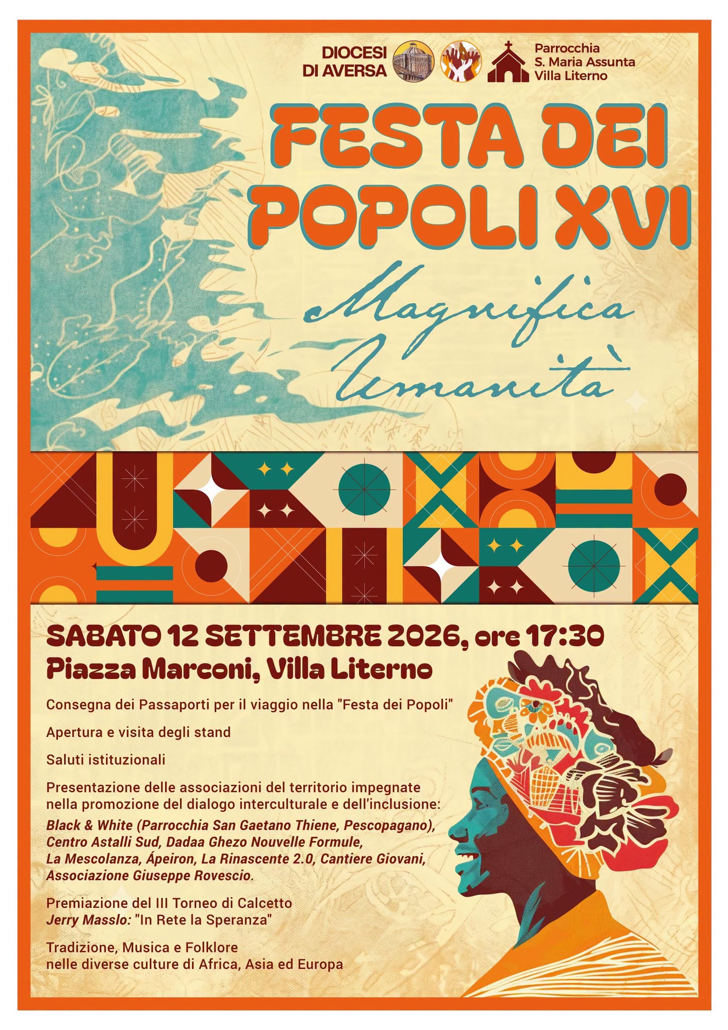 “Magnifica Umanità”: XVI edizione della Festa dei Popoli a Villa Literno