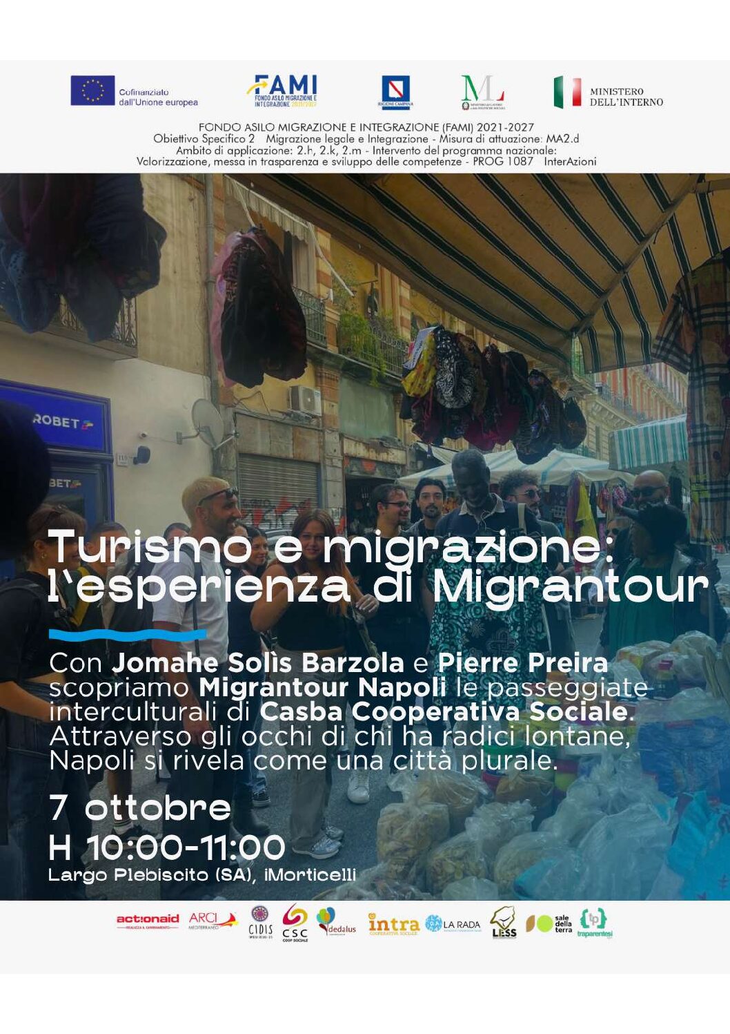 Radio Antenna Migrante, registrazione della nuova puntata “Turismo e migrazione: l’esperienza di Migrantour”